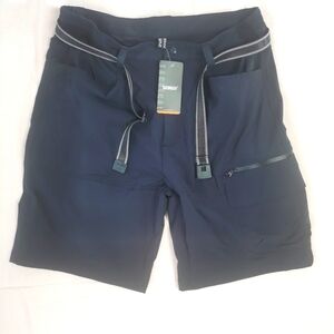 NWT Tacvasen Men's Navy Blue Hiking Outdoor Sports Belted Shorts 36